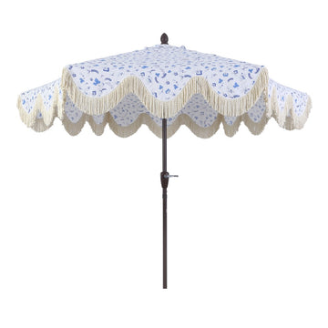 Collins 9 ft. Classic Cottage Tassel Market Patio Umbrella